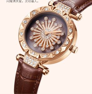 時計高品質のダイヤモンドライフの防水とブレークプルーフ多機能女性時計