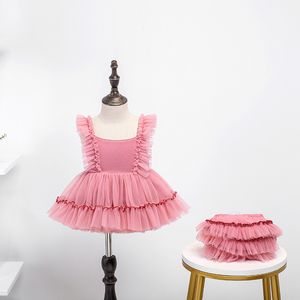 Детская юбка принцессы Новая юбка-пачка для девочек, выпуклая юбка поколения 2, платье на бретелях, детская одежда, юбка для малышей