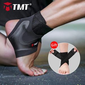 Suporte do tornozelo TMT 2 PCS Brace no tornozelo para suporte ajustável de suporte plantar fascite de compressão Sport Sport Stabilizer Basketball Volleyball Sprain 230525