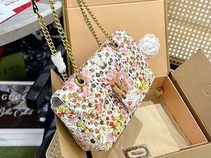 Женские сумки Печать Hobo Dimbag Flay Chain Fashion Satchels Crossbody Messenger Bags Кожаные роскошные дизайнерские кошельки Empreint