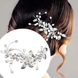 Cabelo pérola videira tiaras cristal hairpin capacete pente de cabelo pinos de cabelo de cabelo de casamento shinestone jóias de jóias de cabelo acessórios