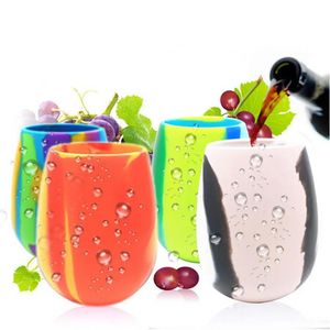 Kamuflaż silikonowy kieliszek do wina amazonka kubek do piwa Creative Drink Cup Silikonowe kieliszki do wina G0526