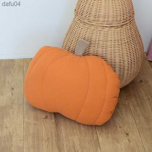 Dolls Kids Plush Toy Ins Creative Home Home Cartoon Pumpkin Compe Companion Pillow Summer Nap Pillow Children Room Decoration Doll L230522