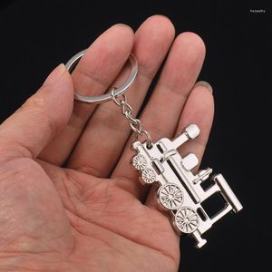 Le catene dell'automobile del metallo della catena creativa di alta qualità del treno di Keychains squillano all'ingrosso 30pcs/lot