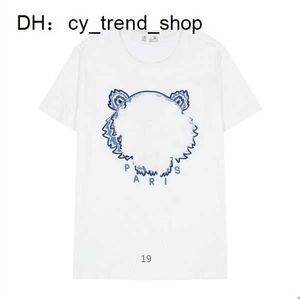 Designer Women's T-Shirt Men's Tiger Head broderad Crewneck Luxury Loose Short Sleeve Sports Classic 13 1WV7 21