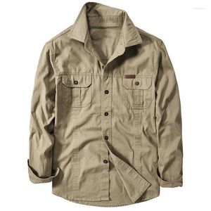 Männer Casual Hemden Für Männer Übergroßen männer Langarm Baumwolle Hemd Frühling Oxford Military Top 2023 Mode Männliche kleidung