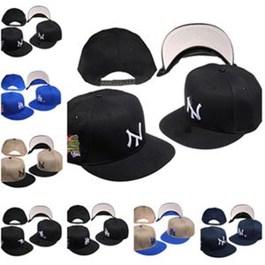 Berretti da baseball Casquette berretto snapback Cappelli di marca Uomo Donna Cappelli aderenti Berretto da baseball Fascia regolabile Cappello da cowboy a forma di lettera solida