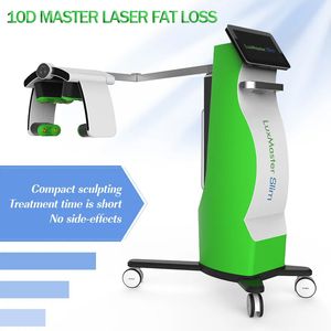 New Luxmaster 10D Green Light Dolless Celluits Remoção de 532nm Equipamento de terapia a laser de baixo nível