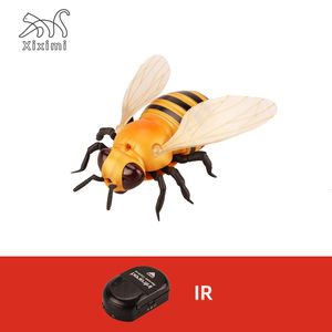 Electric/RC Animals Strange Electric Remote Control Simulation Animal Model Infrared Remote Control Bee Toy 230525