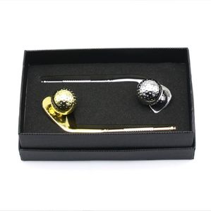Smoking pipe Gold and silver gift box with long cigarette holder, metal pipe, detachable aluminum alloy pipe