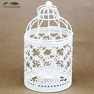 Candle Holders Europe Holder Metal Candlestick Geometric Table Birdcage For Wedding/Dinner Decoration Candelabra GZT064