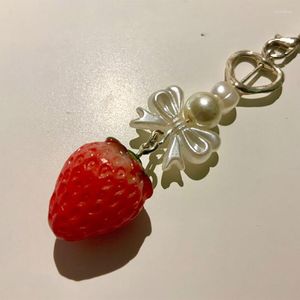 Keychains Strawberry Phone Charms Coquettish Trash Fairy Tales