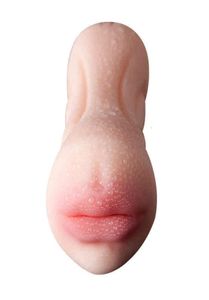 Zabawki seksu wibratorowe masażer męski masturbatory kieszonkowe gumowe sztuczne pochwy cipka 3D teksturowana i usta podwójne ends5553346