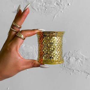 Retro Big Wide Lattice Open Cuff Bracelets for Women Exaggerated Africa Chunky Bracelet Bangles 2023 Fashion Jewelry Accessories