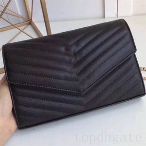 Gesteppte Damentasche, Umhängetasche, Clutch, viele Zwischenschichten, Kaviar, vergoldete Kette, Klappe, Buchstaben, Retro, quadratisch, tragbare Handtasche, groß, Freizeit, XB012 F23