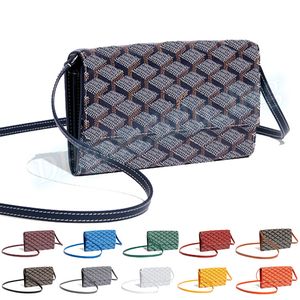 Klasyczny projektant klap Varenne Portfel Torebka Uchwyt karty Crossbody Envelope Bag Women Card posiadacz luksusowych torbów na ramię skórzane torebki męskie torba na sprzęgło kieszonkowe