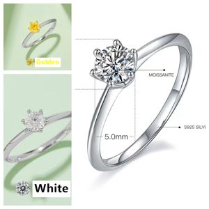 Ringar Moissanite Ring Nail Ring Mens Ring Förlovningsringar Desiner Ring Diamond Ring Wedding Ring Designer Guldringar Bague Luxury Rings Silver Ring M03E