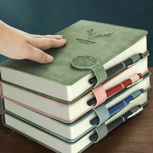 Not Defteri A5 Journal Notebook 200 Sayfa Retro Planlayıcı Ofis İş İşi Not Defteri Yumuşak Deri Günlüğü Not Defarı Okul Malzemeleri Kırtasiye 230525