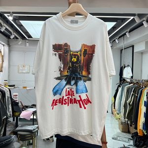 TEESTシャツメンズヴィンテージ特大シャツスプロア漫画ベア印刷私たちサイズのTシャツ本物の写真