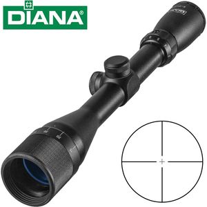 DIANA 3-9X40 AO Crosshair Riflescopes Rifle Scope Hunting Scope w  Mounts for Hunting Airsoft Sniper Rifle