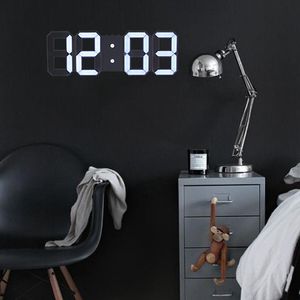 Relógios de parede Anpro 3D grande relógio digital LED HORM
