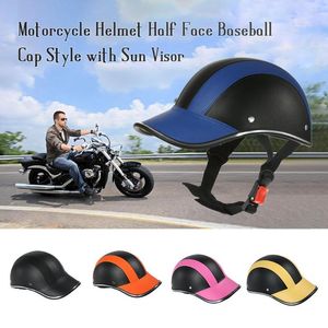 Motorcycle Helmets Half Helmet Baseball Cap StyleHalf Face Electric Scooter Anti-UV Safety Hard Hat