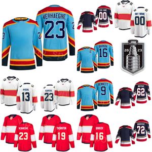 Ice Hockey 72 Sergei Bobrovsky Jersey 13 Sam Reinhart 9 Sam Bennett 23 Carter Verhaeghe 19 Matthew Tekachuk 16 Aleksander Barkov Man Man Woman Kid Custom Imię