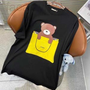 Men's T-Shirts designer Cotton short sleeve T shirt cartoon print pattern tee men women loose sweatshirt t plus size pullover top oversize t-shirt RJGT