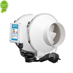 Nuovo 3''4''5''6''Silent Ventilatore da parete elettrico Ventilatore di scarico Idroponico Potente aeratore Cucina Bagno Vent Grow Ventilation Fans