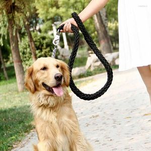 Köpek Yakaları Pet Malzemeleri Orta Büyük Köpekler için Tonna Tasma Naylon Evcil Hayvanlar Eğitim Halatları Özel Çekiş Halat Büyük