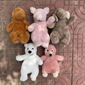 Dolls 30cm Quality Soft Bunny Teddy Bear turtle flamingos pig Elephant Stuffed Cartoon Animals Baby Appease toy doll toy for Children L230522