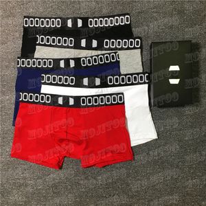 Boxeadores de roupas íntimas de designer para homens letra de letra de letra insegura mole