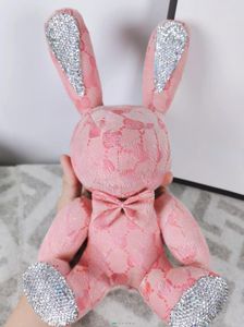 ファッション装飾品Rabbit DIYキーチェーン高品質のポイントドリルウサギスモール30cm/大きな38cm詳細