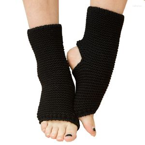 Women Socks TOIVOTUKSIA Thigh High Pirouette Leg Warmer For Woman Extra Long Boot Over The Knee Cable Knit Yoga Dance