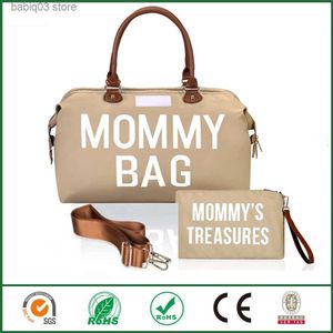 Sacos de fraldas 2022 Baby Bag Saga para mães Nappy Maternity Frelaper Mommy Bag Organizador de carruagem Backpack de transporte de cuidados de bebê T230526