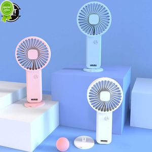 Nowy nowy fan fan naładowania USB mini wentylator przenośny chłodnica powietrza Fan Fan Silent Thone Stand