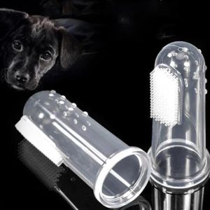 Pet Finger Toothbrush Dog Cat Toys Soft Finger Brush Toothbrush Bad Breath Dental Care Tartar Pet Cat Cleaning Suppliesl