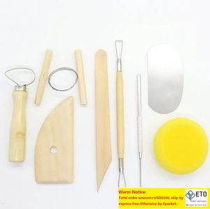 8pcsset Reusable Diy Pottery Tool Kit Home Handwork Clay Sculpture Ceramics Molding Drawing Tools