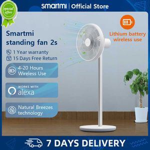 新しいSmartMi Electric Fan 2S/3 ZLBPLDS03ZM/05ZMポータブルワイヤレススタンディングフロアファン夏の天然風テクノロジー