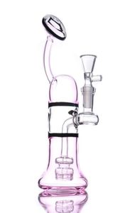 Colorido 7quot Glass Water Bong Pipes pink Bongs Heady Mini Pipe Dab Rigs Small Bubbler Hookahs Beaker Bong oil rig3561393