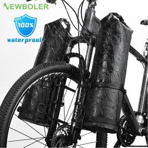 Panniers Bags Boler Taşınabilir Su Geçirmez Bisiklet Çatal Çantası 3L 7L Elektrikli Scooter Bisiklet Ön 230525