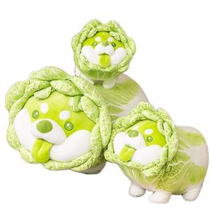 Plüschpuppen, süße Gemüsefee, Plüschtiere, japanischer Kohlhund, flauschiges weiches Shiba-Inu-Kissen, Kuscheltiere, Puppe für Kinder, Babys, Mädchen, Geschenke, 230525