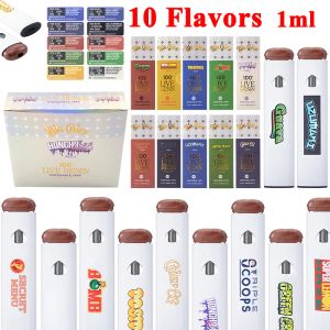 Top Big Chief Live Resin HYBRID SATIVA Disposable Vape Pens Empty 1ml 1000mg Pods 280mAh Battery Thick Oil 510 Thread e Cigarette Atomizers