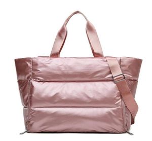 Kobiety Pink Yoga Mat Bag Waterproof Sport Gym Swimming Fitness Torebka Big Weekend Travel Bagage Bolsa Bolsa Duffel Bags7096629