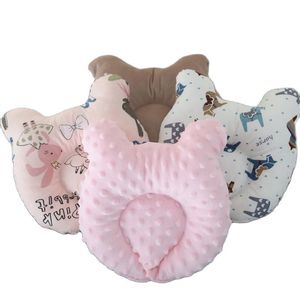 Kissen Born Baby US-förmiges Kissen Baumwolle Bär Exzentrische Kopfkorrektur Formung Kinderbettwäsche Bettprodukte 230525