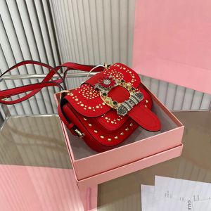 New Mini Gem Bag Women Designer Handbag Purse Diamond Flower Cross Body Shoulder Bags Adjustable Shoulder Strap Internal Compartment Flap Solid Pouch