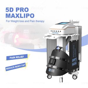 5D Maxlipo Lipolaser Vücut Zayıflama Heykel Makinesi PDT LED Kızılötesi Terapi Bel Kuşağı Cihazı 650Nm 940Nm Dalga Boyu Düşük Yoğunluklu Diyot Lazer Tesisi