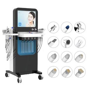 Multifunktion ale vertikale Hydra Derma brasionSpa Treatment System Pigment Removal Skin Scrubber RF Peeling Facial Machine mit fraktionierten und ems