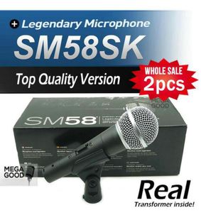 Microfono 2pcs Versão de alta qualidade SM 58 58S SM58S Vocal Karaoke Handheld Dinâmico Microfone com fio Real Transformer dentro de Mi9667725