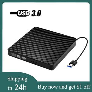 Drives Portable Highspeed USB 3.0 Внешний CD/DVD ROM Optical Drive Внешний тонкий диск Deskter Desktop PC Tavert Dvd Player Player